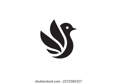 Elegant Bird Logo Vector Template