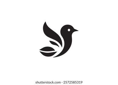 Elegant Bird Logo Vector Template