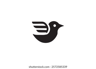 Elegant Bird Logo Vector Template