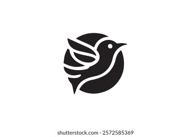 Elegant Bird Logo Vector Template