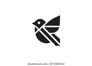 Elegant Bird Logo Vector Template