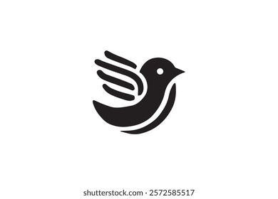 Elegant Bird Logo Vector Template