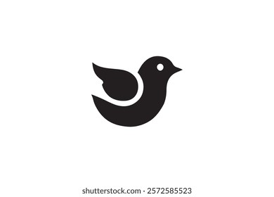 Elegant Bird Logo Vector Template