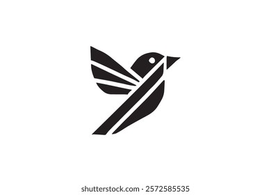 Elegant Bird Logo Vector Template