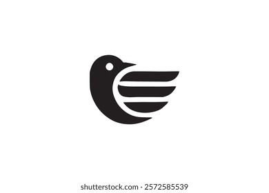 Elegant Bird Logo Vector Template