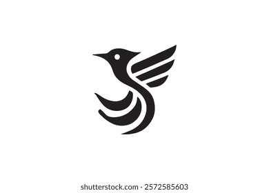 Elegant Bird Logo Vector Template