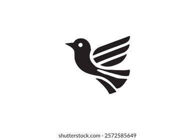 Elegant Bird Logo Vector Template
