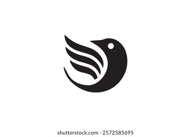 Elegant Bird Logo Vector Template