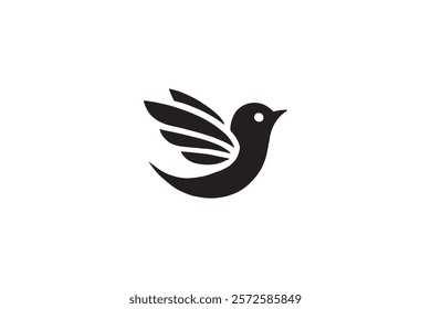 Elegant Bird Logo Vector Template