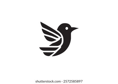 Elegant Bird Logo Vector Template