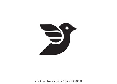 Elegant Bird Logo Vector Template