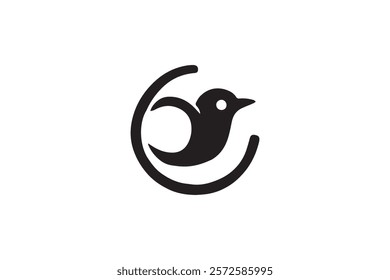 Elegant Bird Logo Vector Template