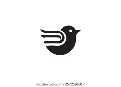 Elegant Bird Logo Vector Template
