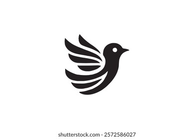 Elegant Bird Logo Vector Template