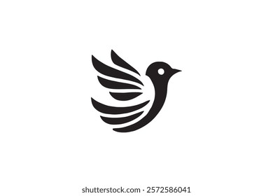 Elegant Bird Logo Vector Template