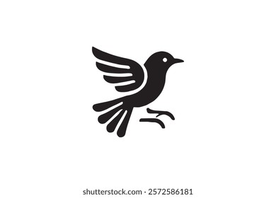 Elegant Bird Logo Vector Template