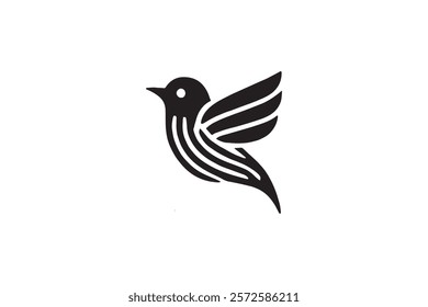 Elegant Bird Logo Vector Template