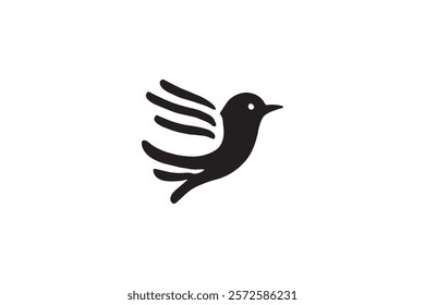 Elegant Bird Logo Vector Template