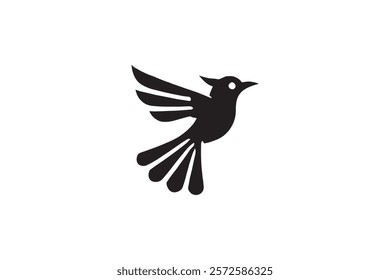 Elegant Bird Logo Vector Template