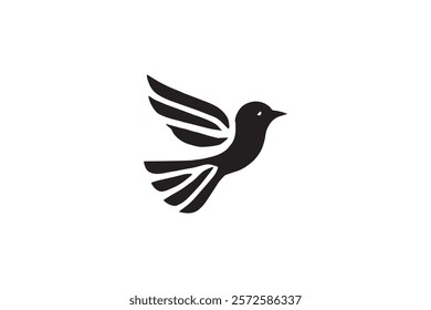 Elegant Bird Logo Vector Template