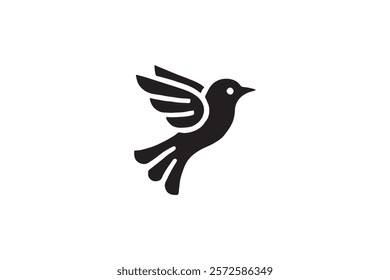 Elegant Bird Logo Vector Template