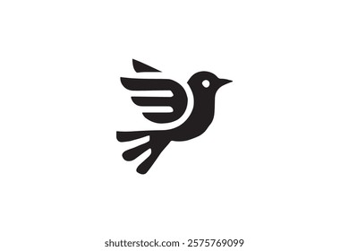 Elegant Bird Logo Vector Template