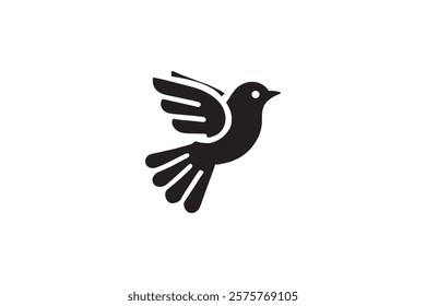 Elegant Bird Logo Vector Template