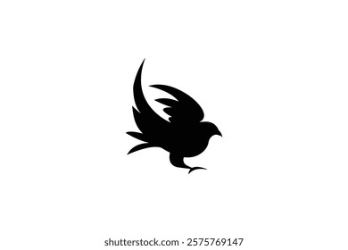 Elegant Bird Logo Vector Template