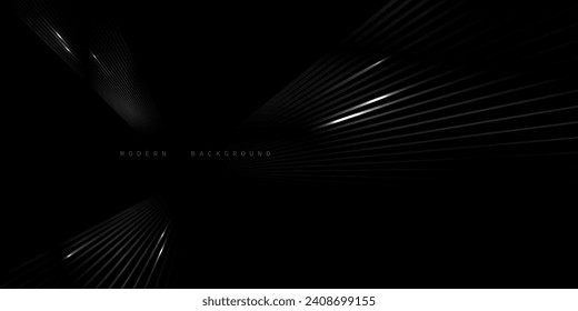 Elegant black abstract background design, vector illustration