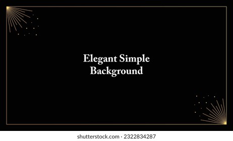 Elegant black background for presentation, promotion, invitation, wallpaper. Vector 10