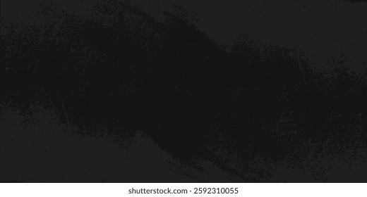 Elegant black background vector illustration with vintage distressed grunge texture and dark gray charcoal color paint, black stone or concrete wall, black banner