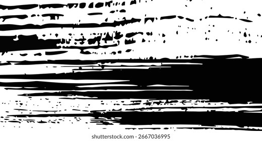 Elegante Ilustración vectorial de fondo negro con textura vintage grunge afligido y pintura de color carbón gris oscuro, piedra negra o pared de hormigón, Vector de Anuncio negro.