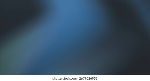 Elegant Schwarz blau weiches Licht abstrakte Bewegung, Lärmintensiv Holografische Mischung unscharf glatte Übergänge Ton leere Präsentation Design.Eps 10