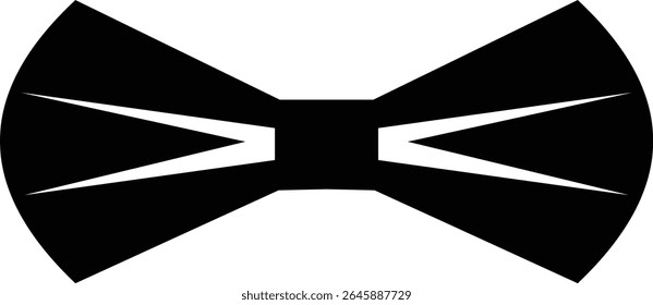 Ícone de arcos preto elegante em diferentes estilos para embrulho de presente e decorações. Moda e elegância conceito. realista olhar acessório ocasiões formais, eventos ou vestir-se em estilo plana Design.