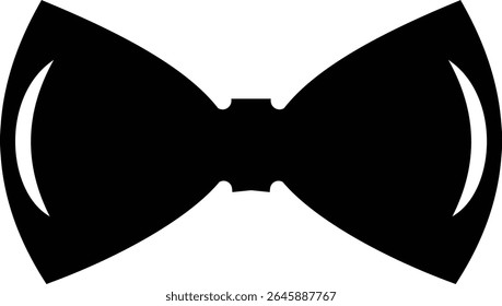 Ícone de arcos preto elegante em diferentes estilos para embrulho de presente e decorações. Moda e elegância conceito. realista olhar acessório ocasiões formais, eventos ou vestir-se em estilo plana Design.