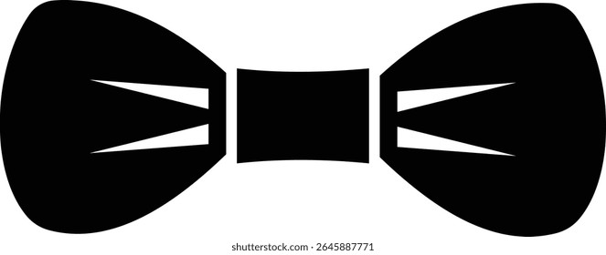 Ícone de arcos preto elegante em diferentes estilos para embrulho de presente e decorações. Moda e elegância conceito. realista olhar acessório ocasiões formais, eventos ou vestir-se em estilo plana Design.
