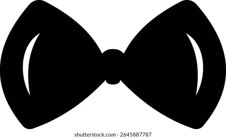 Ícone de arcos preto elegante em diferentes estilos para embrulho de presente e decorações. Moda e elegância conceito. realista olhar acessório ocasiões formais, eventos ou vestir-se em estilo plana Design.