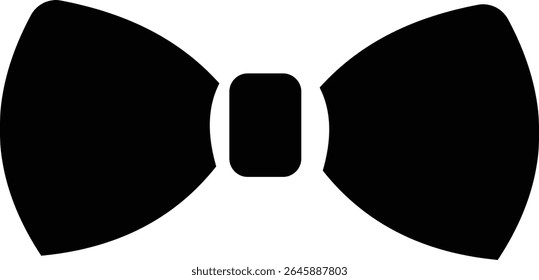 Ícone de arcos preto elegante em diferentes estilos para embrulho de presente e decorações. Moda e elegância conceito. realista olhar acessório ocasiões formais, eventos ou vestir-se em estilo plana Design.
