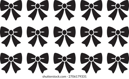 Elegante patrón de arcos negros sobre fondo blanco para celebraciones y decoraciones