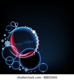 Elegant black Christmas background