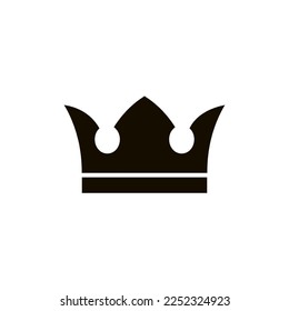 An elegant black crown vector that can be used for any of your illustrations
