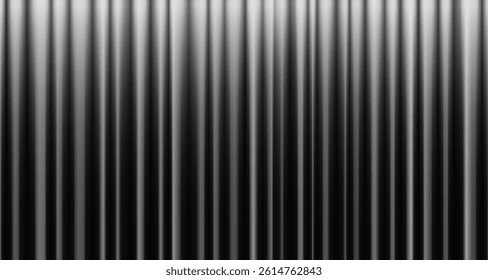 Elegant black curtain on vintage stage. Velvet fabric with pleats and silky texture creates dramatic backdrop. Perfect for cinema, opera, premium event, grand opening or Friday celebration. Vector bg