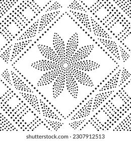 Elegant Black Dotted Design Pattern