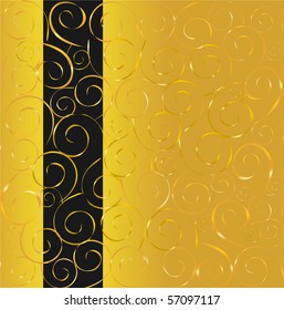 elegant  black and gold background