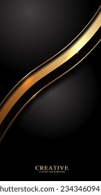 Elegant Black and Gold Pattern, Stylish Smartphone Wallpaper Background, Modern Opulent Luxury Chic Metallic Design with a Touch of Glam