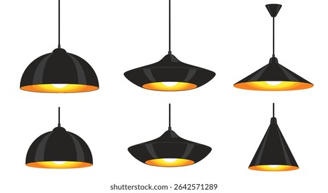 Elegant Black and Gold Pendant Lights A Symphony of Modern Lighting and Style