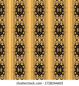 elegant black and gold wallpaper pattern