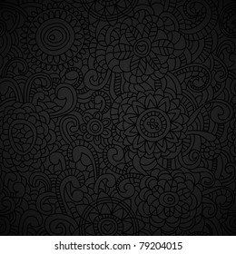 Elegant Black Seamless Pattern