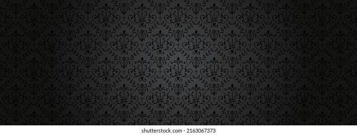 Elegante fondo negro sin soldadura