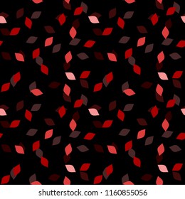 Elegant black seamless pattern with chaotic sparks in different shades of red and pink. Dark contrasting repeat backdrop using for cards, wallpapers, scrapbooking, print, gift wrap, manufacturing etc.